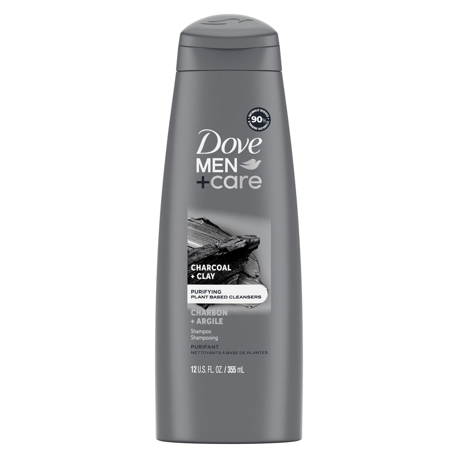 Shampooing Dove Men Care Charcoal + Clay 355ml Shampooing