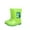 Green, variant on Kids Dinosaur Print Rain Boots Waterproof Non-Slip Rubber Shoes for Boys Girls Outdoor Play Home Garden Fun Footwear