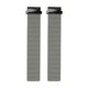 thumbnail image 5 of Correa de reloj magnética ajustable de silicona de liberación rápida correa de reloj de 20 mm apta para Garmin Fenix 7S 6S 5S gris y amarillo, 5 of 5