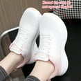 thumbnail image 3 of Women's wide toe running shoes, wide sports tennis sneakers with rubber outsole-Pink, 3 of 5