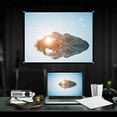 thumbnail image 3 of Projection Screen, Foldable Portable 60 to 100 Inch Projector Curtain, Pocket Anti Crease Projector Screen with Hanging Holes for Home Party, 3 of 7
