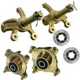 thumbnail image 5 of New 4 Stud Front Steering Knuckle Spindle &Wheel Rim Hub Rotor for ATV Go Kart Quad, 5 of 11