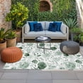 thumbnail image 2 of Sage Green Flower Outdoor Rug for Patio/Deck/Porch, Non-Slip Large Area Rug 4 x 6 Ft, Vintage Rose Floral Botanical Leaf Indoor Outdoor Rugs Washable Area Rugs, Reversible Camping Rug Carpet Runner, 2 of 8