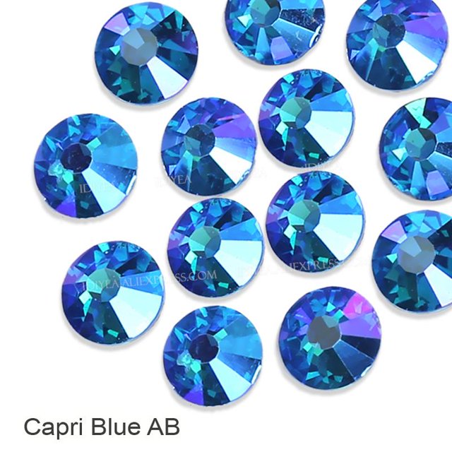 Impresionante calidad inusual. Multi colores Crystal AB SS12-SS30 Diamantes de imitación sin fijación en caliente Parte posterior plana Strass Nail Glitters Piedra de la ropa Tan Jianjun unisex