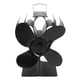 thumbnail image 3 of Ventilador de estufa de leña ANGGREK Alimentado por calor 152 mm Negro 4 aspas 25 db, 3 of 8