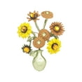 thumbnail image 2 of Eosunjian Women Brooch Sunflower Vase Shape Enamel Vintage Anti-slip Suit Coat Collar Hat Scarf Decoration Clothes Pin Prom Party Garment Jewelry Yellow, 2 of 10