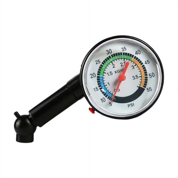 Tire Pressure Gauge for Cars, Easy to Read Automobile Analog Circular Dial Low PSI Checker Tester