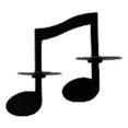 thumbnail image 1 of Iron Music Note Candle Holder Black Music Theme Notes Rack for Home Office Classroom Decor, 1 of 8