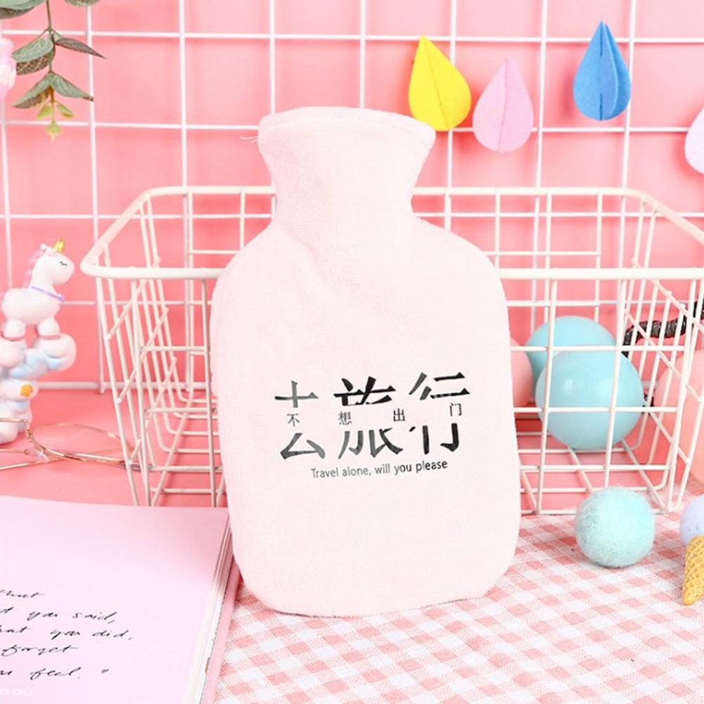 Home Warm Baby Hot Water Bag Hand Warmer Warm Water Bag Cute Cartoon Portable Water Filling Hot
