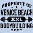 thumbnail image 2 of CafePress - Property Of Venice Beach Bodybuilding Infant Bodys - Baby Light Bodysuit, Size Newborn - 24 Months, 2 of 4