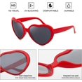 thumbnail image 2 of Lunettes d'Amour de Diffraction de Forme de Coeur Portable en Plein Air 3 Pièces, 2 of 5