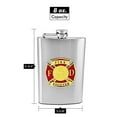 thumbnail image 3 of 8oz Firefighter Hip Flask, 3 of 3