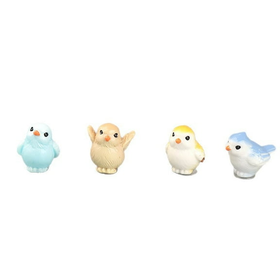 LOLIPPYY 20pcs Miniature Resin Parrot: Mini Resin Birds Figurines - Realistic Parrot Decorations For Fairy Terrarium Micro Landscape Office Bookshelf Room Decor