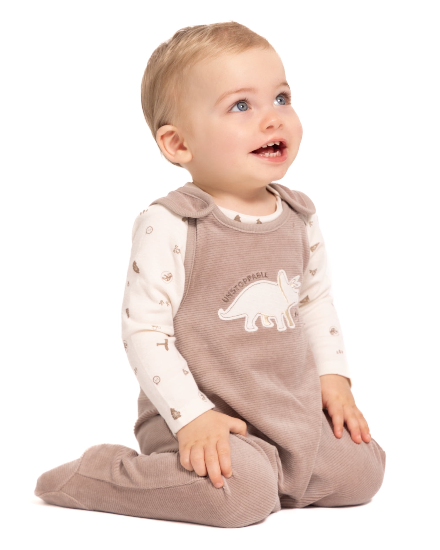 Jurassic World Infant Footed Overall Set, 2-Piece, Sizes Newborn-6/9M