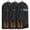 43inch-3 pack, variant on 43" Travel Garment Bag with Accessories Zipper Pocket, Heavy Duty Suit Bag for Suits, Tuxedos, Dresses, Coats, 1 pack