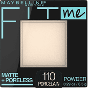 Maybelline Fit Me Matte + Poreless Pressed Face Powder Makeup, Porcelain, 0.29 oz