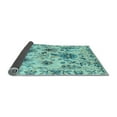 thumbnail image 2 of Ahgly Company Indoor Rectangle Abstract Light Blue Modern Area Rugs, 2' x 4', 2 of 4