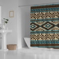 thumbnail image 3 of FREEAMG Bath Curtains Shower Curtain Colorful Ethnic Bathroom Waterproof Machine Washable Fabric Decor Shower Curtains for Bathroom, 72x72in, 3 of 6