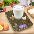 thumbnail image 7 of High Precision Digital Kitchen Scale Tempered Glass Food Scale Multifunction Scale Small Kitchen Appliances Chickens with Wildflowers and Grasses, 7 of 7