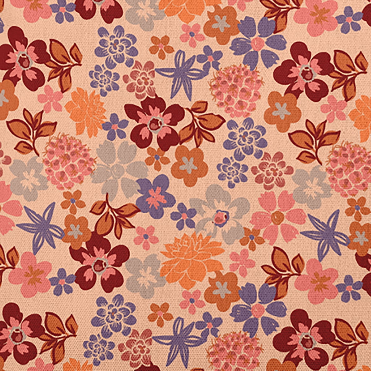 20" x 20" Simply Daisy Succulent Garden Polyester Indoor/Outdoor Pillow, Peach Qty 1