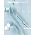 thumbnail image 3 of Wired Headphones, in-Ear Earbuds with Dynamic Crystal Clear Sound, Earphones with S/M/L Eartips, 3 of 7