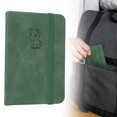 thumbnail image 2 of A7 Pocket Notebook, 100 Sheets Small PU Leather Journal with Elastic Band, Mini Lined Notebook with Cute Horse Embossed Cover, Portable Pocket Diary for Daily Notes, Travel and Work, 2 of 8