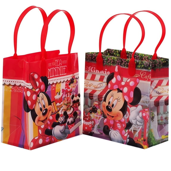 Minnie Mouse Authentic Licensed Tea Time Samll Goodie Bags 6"