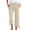 Beige, variant on Women's Linen Pants Straight Leg Resistant Fade Resistant Beige L