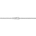 thumbnail image 4 of 14k White Gold 18 Inch 1.3mm Heavy Baby Rope Chain Necklace Pendant Charm, 4 of 9