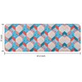 thumbnail image 7 of Blue Red Checkered Pattern Kitchen Rug Mat,Kitchen Runner Rugs Non Skid Washable,Decorative Kitchen Floor Mats for Kitchen,Sink,Laundry,17"x47.2", 7 of 7