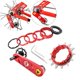 thumbnail image 5 of Juego de piñones de cassette de una para bicicleta, ajustador de conversión de piñón tensor de cadena de bicicleta para accesorios 13T / Rojo 13T Sunnimix  Tensor de cadena de bicicleta, 5 of 8