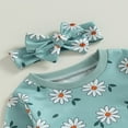 thumbnail image 3 of Baby Boys 2PCS Pants Sets Long Sleeve  Neck Sweatshirt Tops Solid Color Pants Sets, 3 of 6
