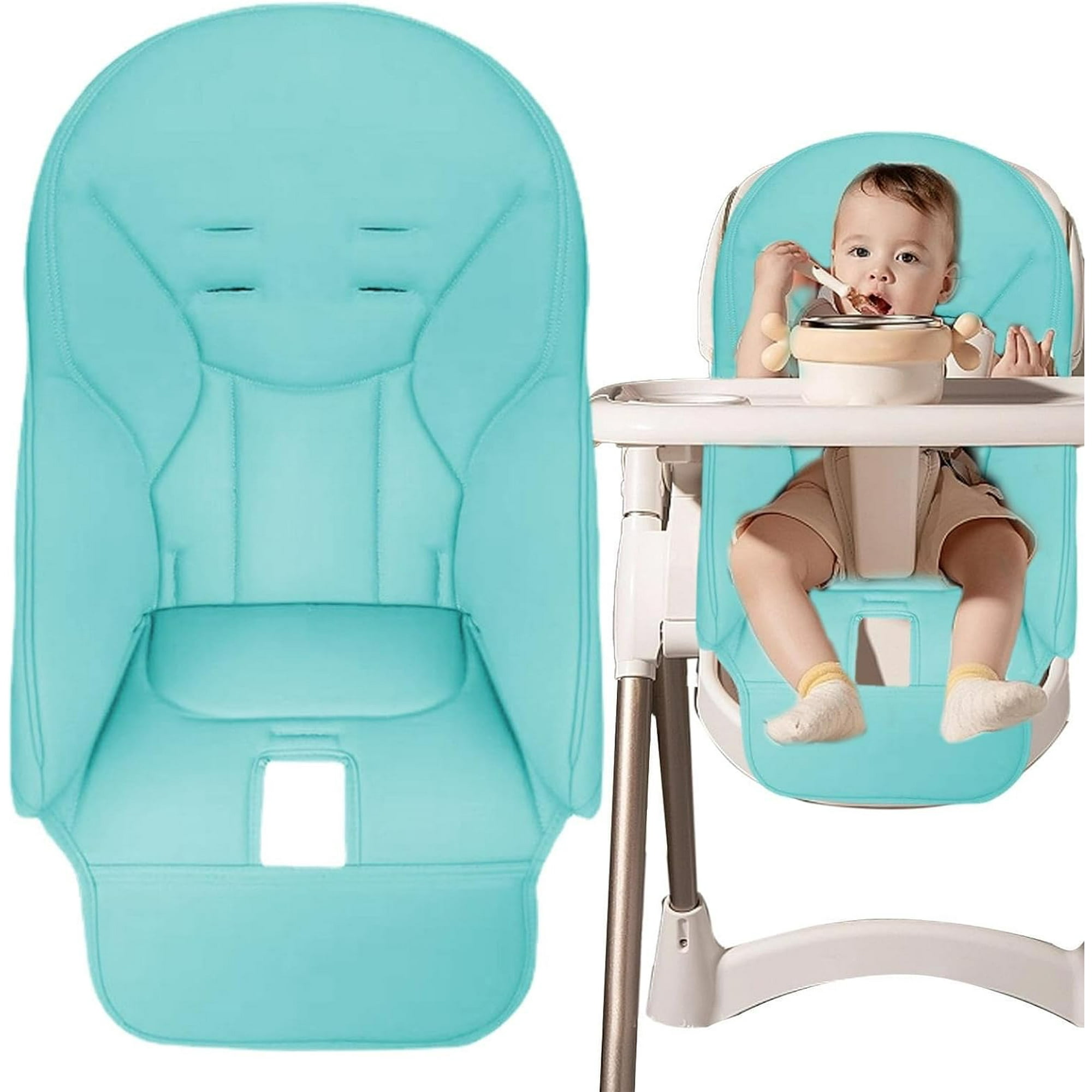 ORUYROP Housse de Chaise Haute pour Bébé Coussins de Chaise