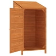 thumbnail image 2 of vidaXL Garden Shed Brown 55x52x112 cm Solid Wood Fir, 2 of 4
