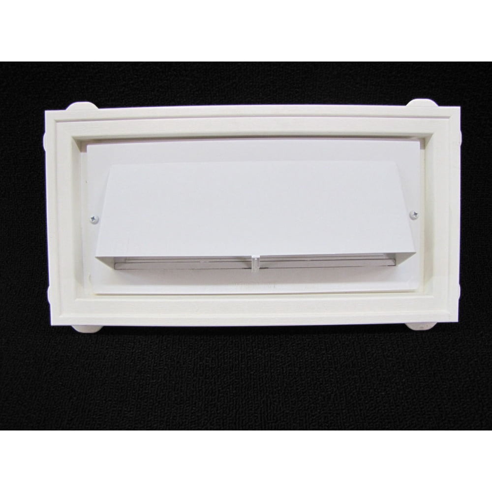 RV Mobile Home Parts Ventline Exterior Sidewall Rangehood Vent White