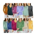 thumbnail image 6 of ToBeInStyle Women's Pack of 2 Randomly Assorted Long Sleeve T-Shirts - 3XL, 6 of 7