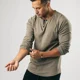 thumbnail image 5 of Camisetas de gimnasio con botones para correr para hombre, ropa masculina unicolor, tendencias de moda sencillas 2024, estilo Harajuku A con estilo Y2k Xl, 5 of 5