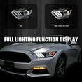 thumbnail image 2 of Spec-D Tuning Left Driver Side Black Projector Headlight w/ LED Bar Compatible with 2015-2017 Ford Mustang, 2 of 5