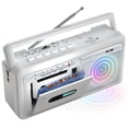 thumbnail image 1 of Reproductor de casetes KLIM portátil tipo boombox con Bluetooth, USB y AM/FM, 1 of 8