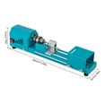 thumbnail image 2 of Denest Mini Lathe Beads Polisher Machine Wood Woodworking Cutting Home DIY Grinder Tool, 2 of 10