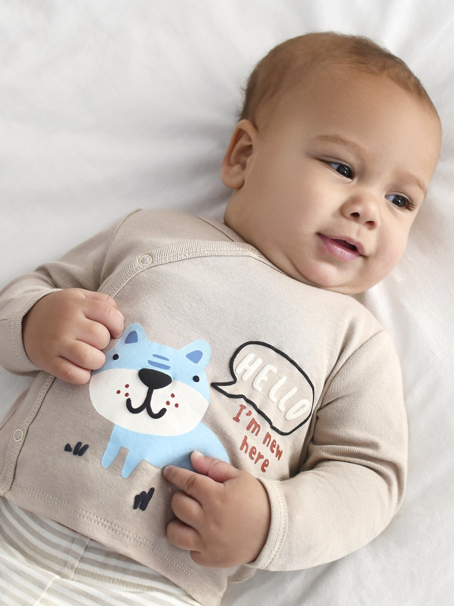 Gerber Baby Boy Take Me Home Set, 3-Piece, Sizes 0-6 Months