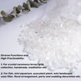 thumbnail image 3 of Quartz Crystal Stones - 0.66 lb/300 g - White Clear Rock Quartz Tumbled Chips Stone Irregular Aquarium Pebble Decorative Rocks Gravels Sands for Home Decorative Stones Vases Plants Succulents Cactus, 3 of 8