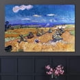 thumbnail image 2 of wall26 - Wheat Fields with Reaper Auvers by Vincent Van Gogh - Canvas Print Wall Art Famous Oil Painting Reproduction - 16" x 24", 2 of 4