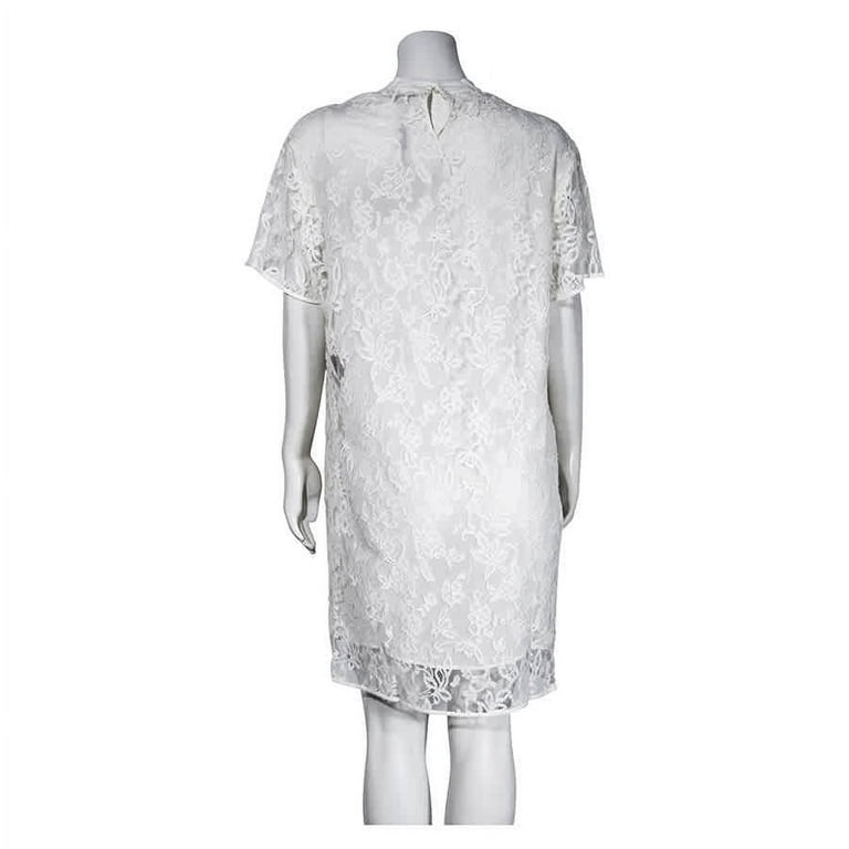 Burberry white lace dress cheap