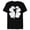 Black, variant on Disney Tinker Bell 4-Leaf Clover Silhouette St Patrick's Day - Short Sleeve Blended T-Shirt for Adults - Customized-Navy Heather