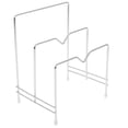thumbnail image 4 of SHISUYAN Multifunctional Stainless Steel Bakeware Rack Pot Lid Rack Holder Organizer Cutting Board Rack Pantry Rack 3 Layers, 4 of 8
