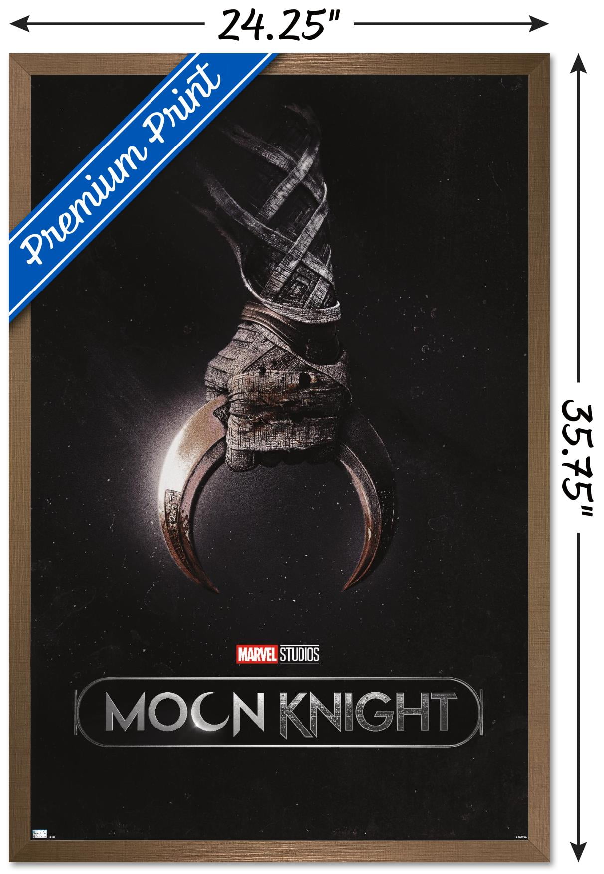 Marvel Moon Knight - Teaser One Sheet Wall Poster, 22.375" x 34" Framed