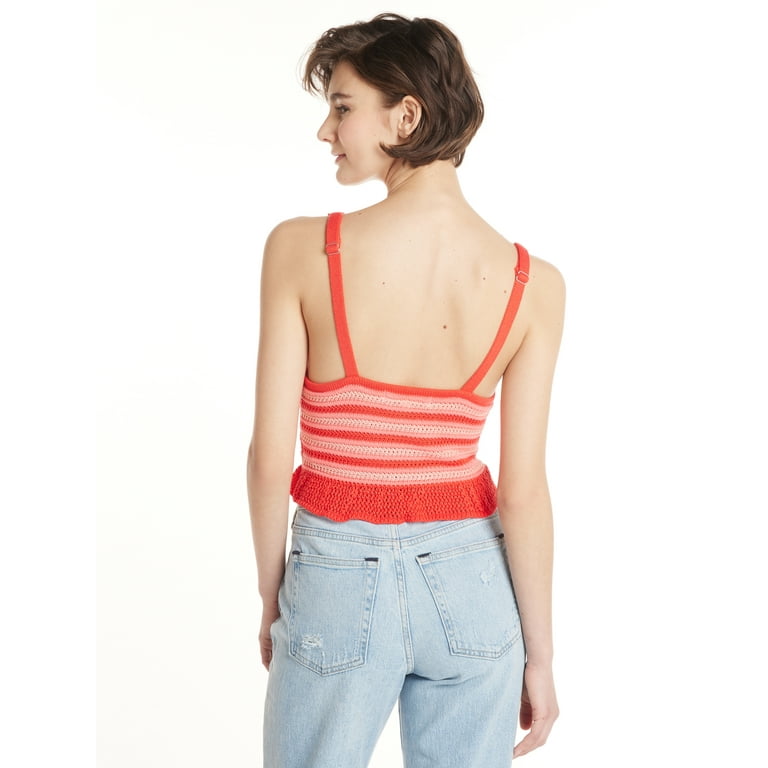 Women's Camisole in faded ribbed knit | Black | Diesel