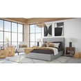 thumbnail image 3 of Modus Furniture Olivia Upholstered Platform Bed in Pewter, 3 of 7
