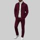thumbnail image 1 of Ceisia Men's Slim Fit Waffle Knit 2-Piece Set Long Sleeve Zip-Up Jacket with Elastic Waist Drawstring Pants Gifts, 1 of 6